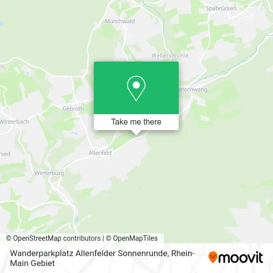 Карта Wanderparkplatz Allenfelder Sonnenrunde