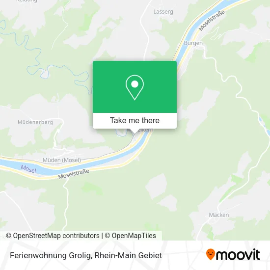 Карта Ferienwohnung Grolig