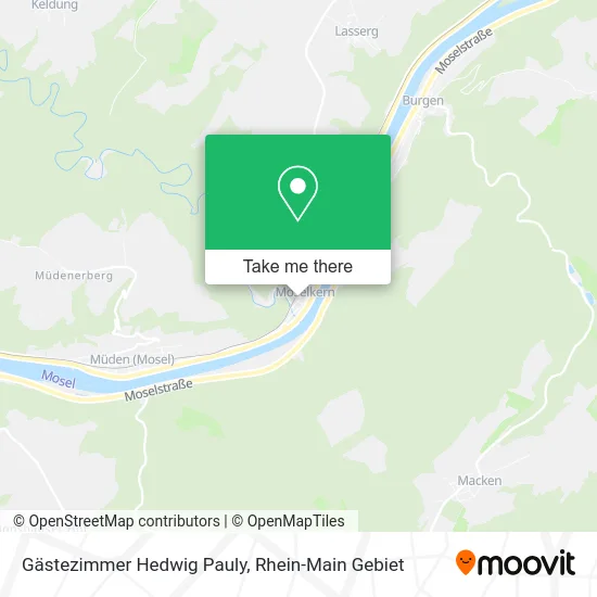 Карта Gästezimmer Hedwig Pauly