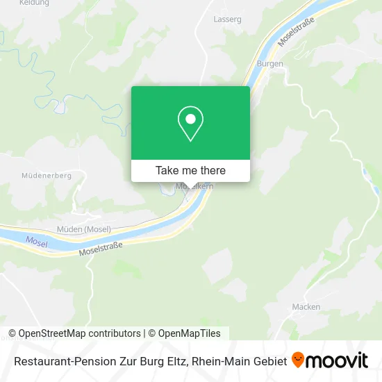 Карта Restaurant-Pension Zur Burg Eltz