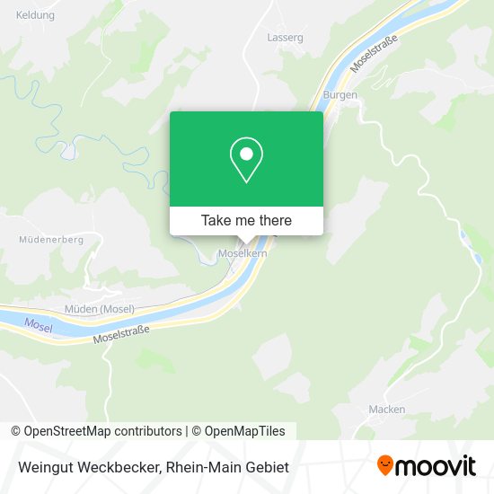 Карта Weingut Weckbecker