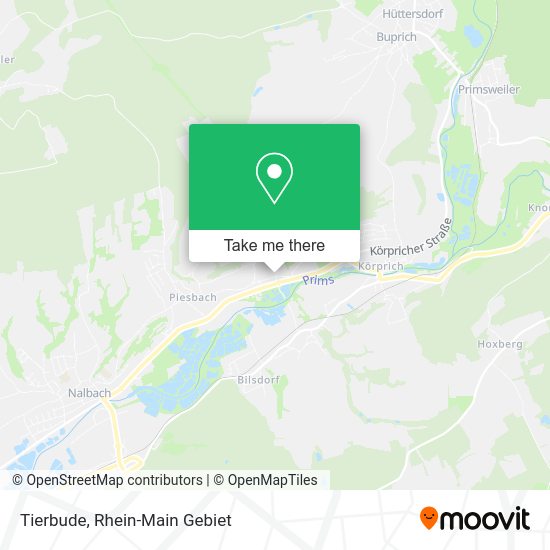 Карта Tierbude