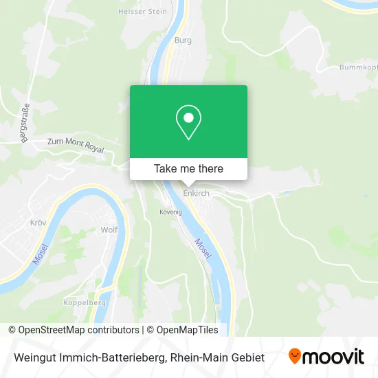 Карта Weingut Immich-Batterieberg