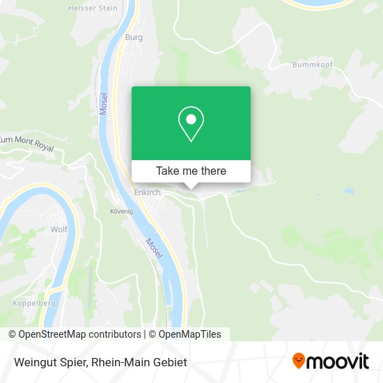 Карта Weingut Spier