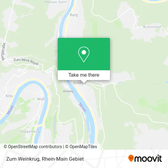 Карта Zum Weinkrug
