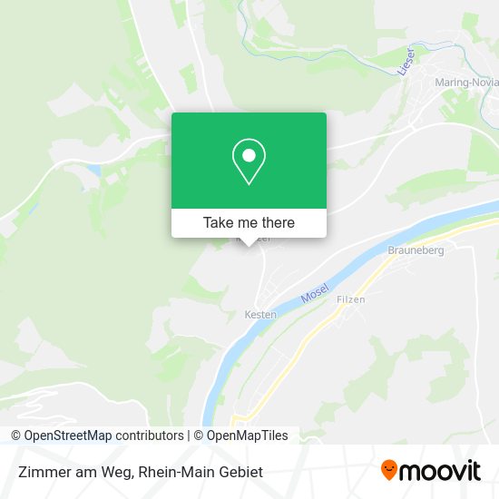 Карта Zimmer am Weg