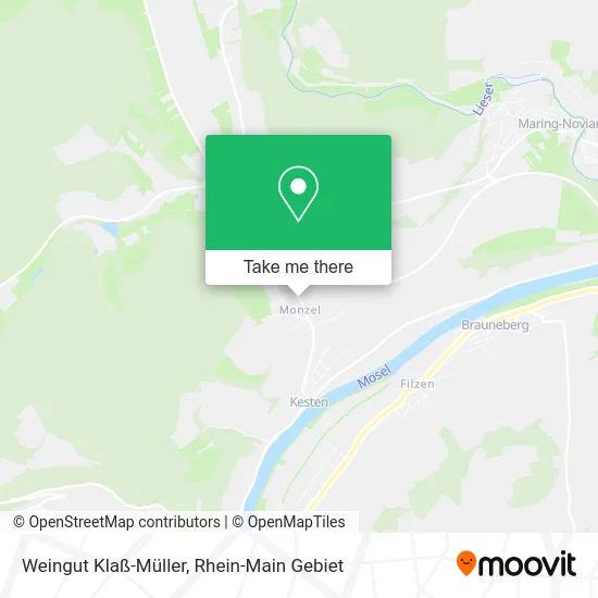 Карта Weingut Klaß-Müller