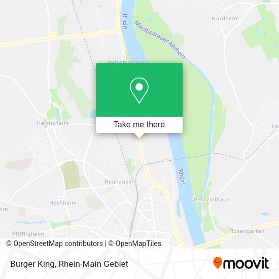 Карта Burger King