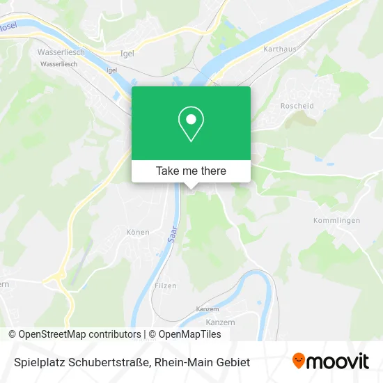 Карта Spielplatz Schubertstraße