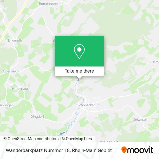 Карта Wanderparkplatz Nummer 18