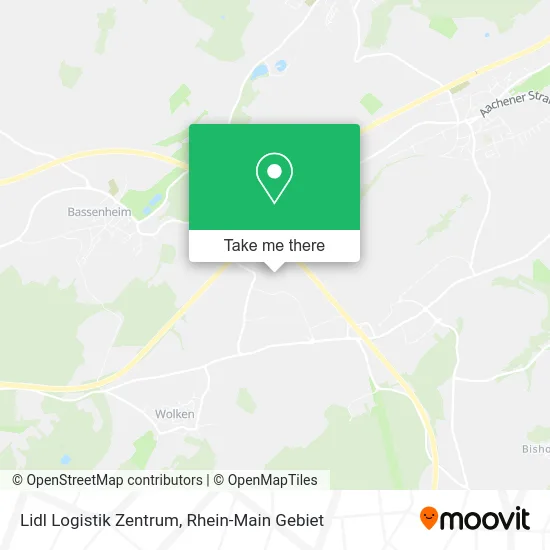Lidl Logistik Zentrum map