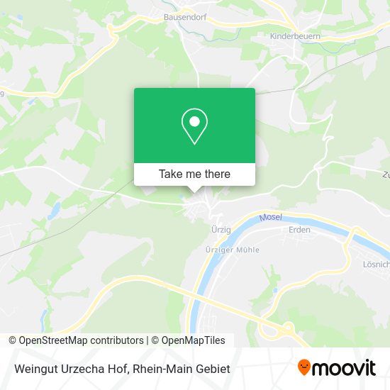 Карта Weingut Urzecha Hof