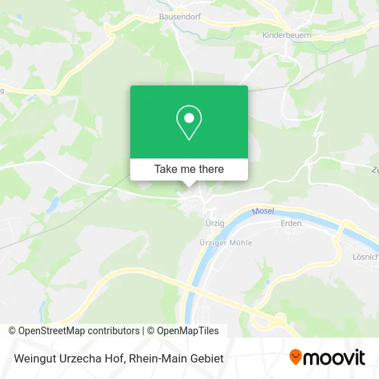 Карта Weingut Urzecha Hof