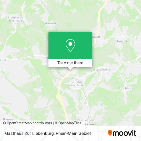 Карта Gasthaus Zur Liebenburg