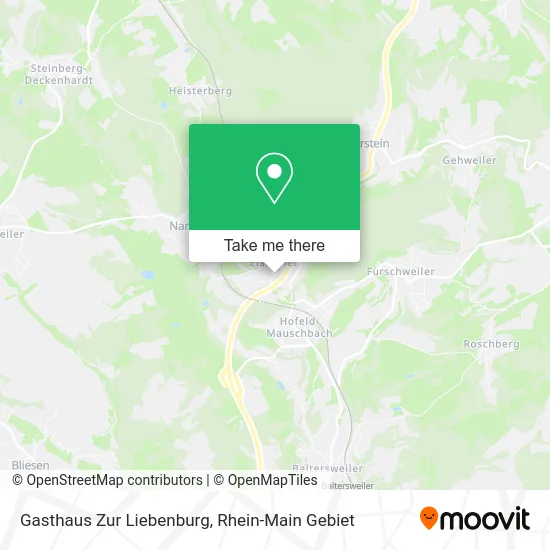 Карта Gasthaus Zur Liebenburg