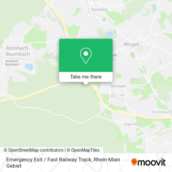 Карта Emergency Exit / Fast Railway Track