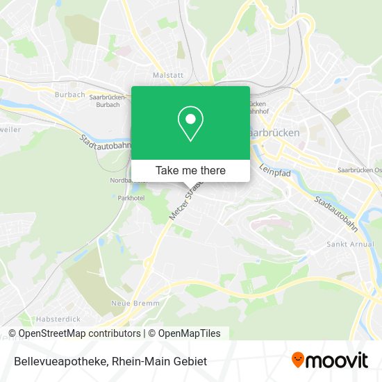 Карта Bellevueapotheke