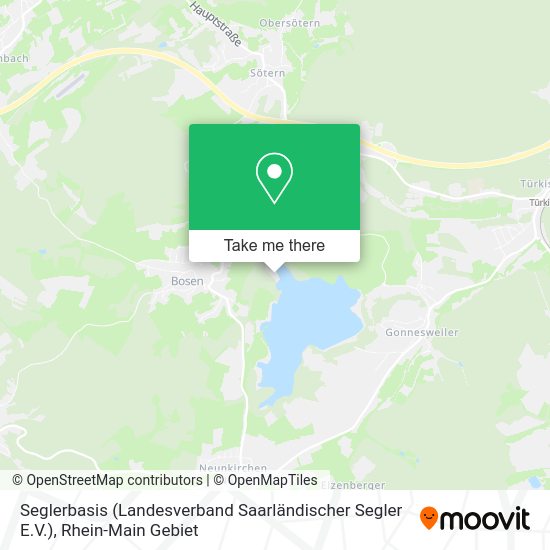 Карта Seglerbasis (Landesverband Saarländischer Segler E.V.)