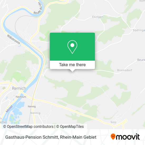 Карта Gasthaus-Pension Schmitt