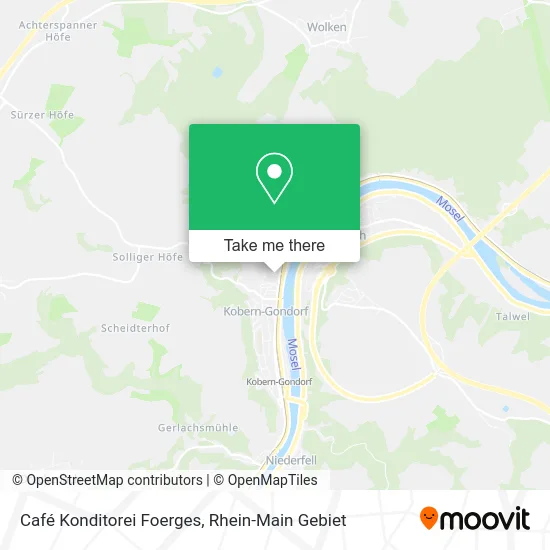 Карта Café Konditorei Foerges