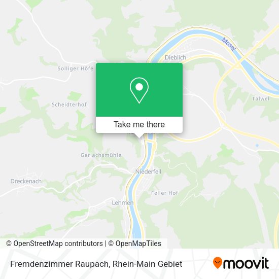Карта Fremdenzimmer Raupach