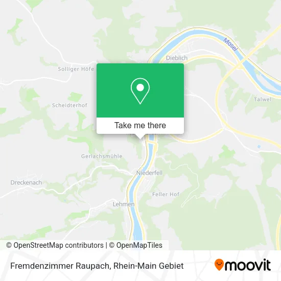 Карта Fremdenzimmer Raupach