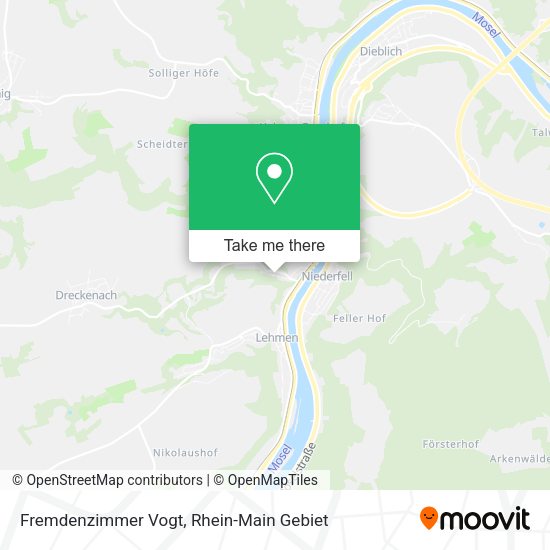 Карта Fremdenzimmer Vogt