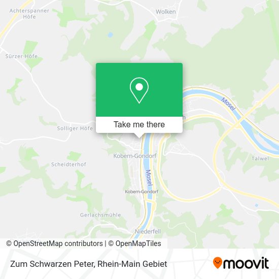 Карта Zum Schwarzen Peter