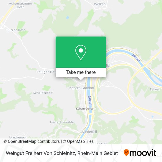 Карта Weingut Freiherr Von Schleinitz