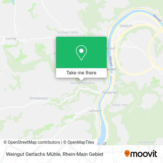 Карта Weingut Gerlachs Mühle