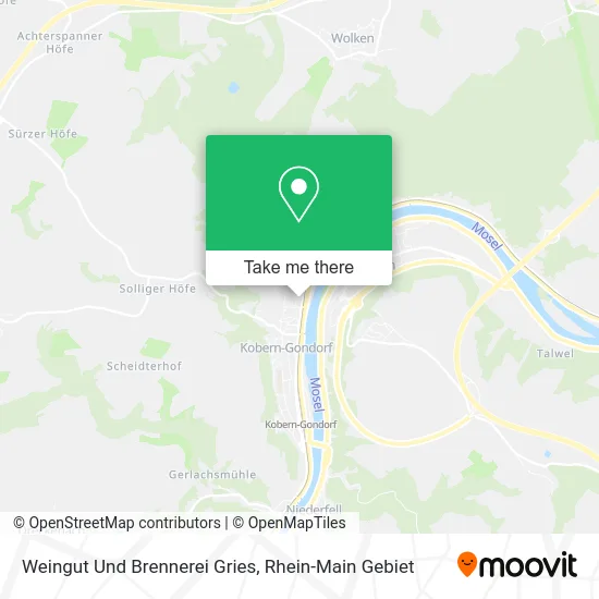 Карта Weingut Und Brennerei Gries