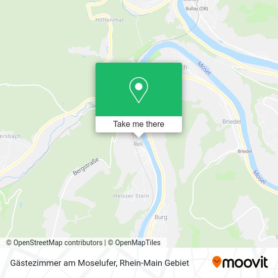 Карта Gästezimmer am Moselufer