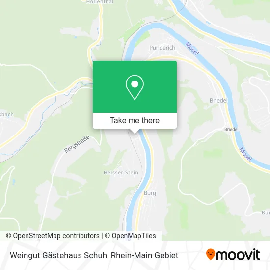 Карта Weingut Gästehaus Schuh