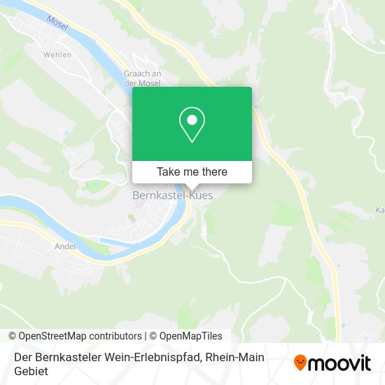 Карта Der Bernkasteler Wein-Erlebnispfad