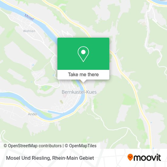 Карта Mosel Und Riesling