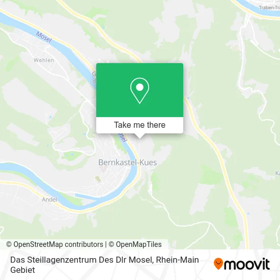 Карта Das Steillagenzentrum Des Dlr Mosel