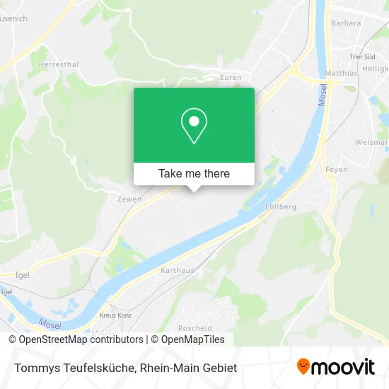 Карта Tommys Teufelsküche