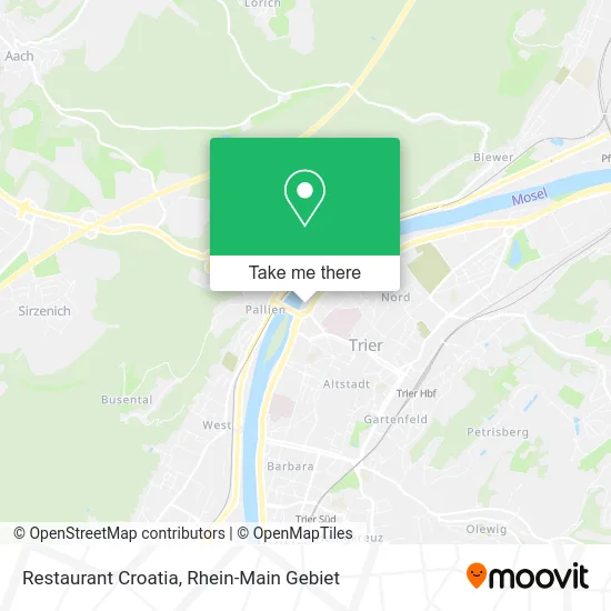 Карта Restaurant Croatia