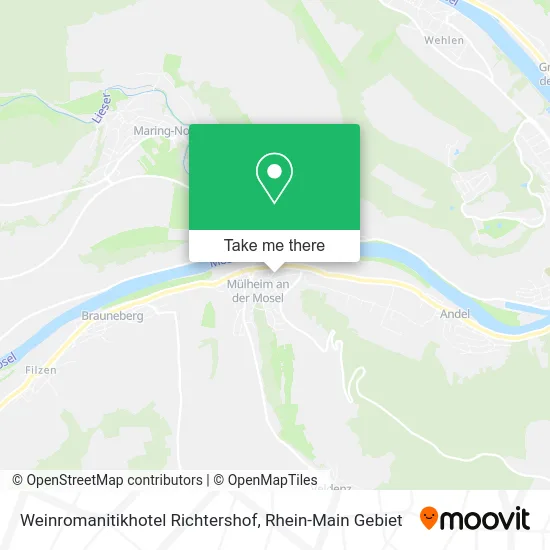Карта Weinromanitikhotel Richtershof