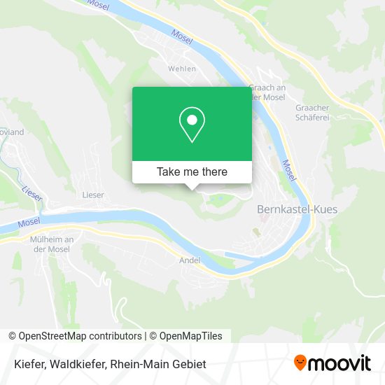 Карта Kiefer, Waldkiefer