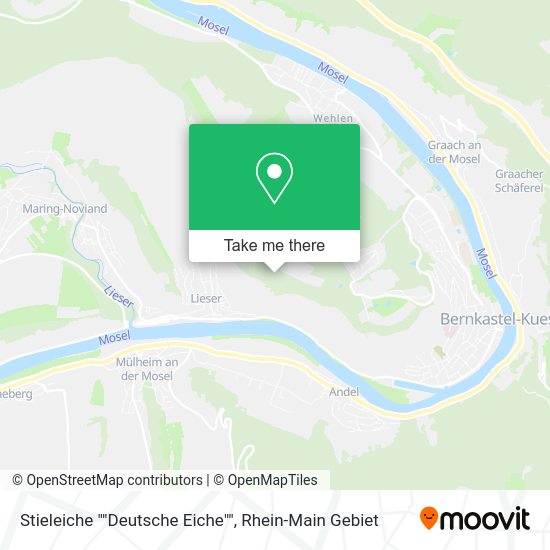 Карта Stieleiche ""Deutsche Eiche""
