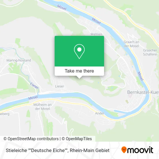 Карта Stieleiche ""Deutsche Eiche""