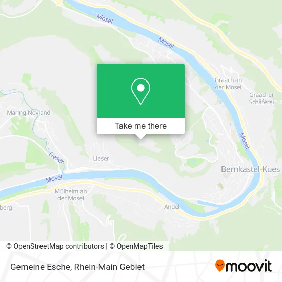 Карта Gemeine Esche