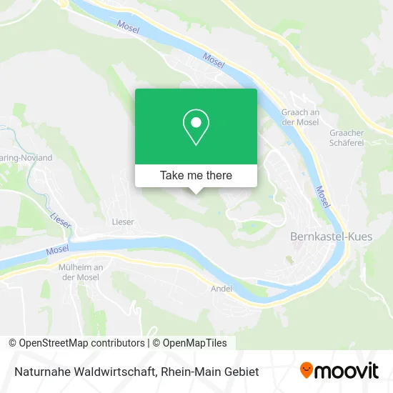 Карта Naturnahe Waldwirtschaft
