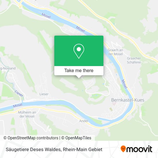 Карта Säugetiere Deses Waldes