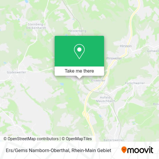 Карта Ers/Gems Namborn-Oberthal