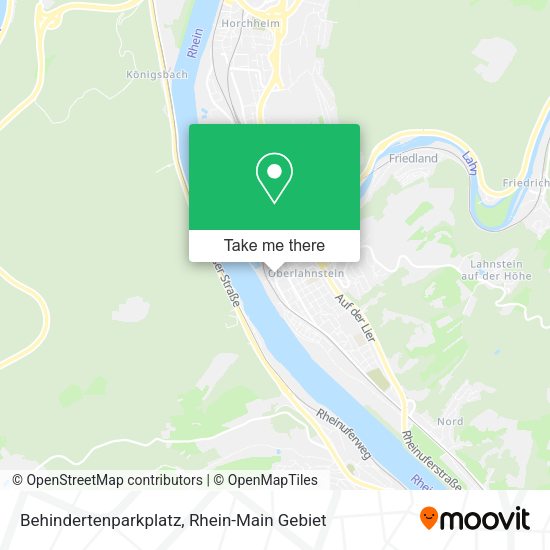 Карта Behindertenparkplatz