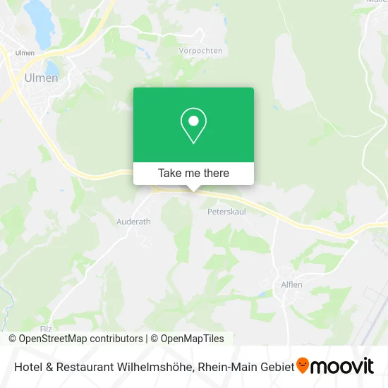 Карта Hotel & Restaurant Wilhelmshöhe