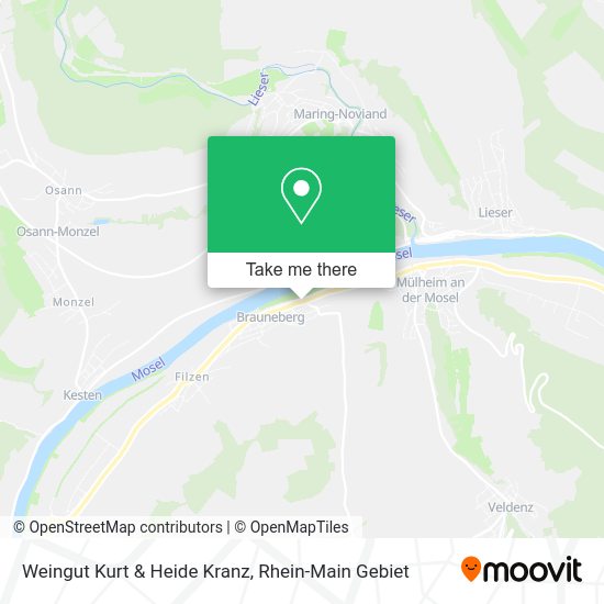 Карта Weingut Kurt & Heide Kranz