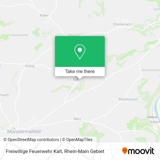 Карта Freiwillige Feuerwehr Kalt